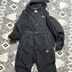 Nike ブラック ナイロンジャケット フルジップ