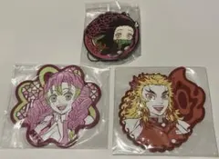 鬼滅の刃　ラバーストラップ　ラバーコースター　3点セット