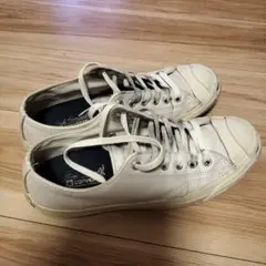 【着払い】Converse ジャックパーセル ホワイトレザー