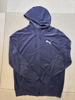 PUMA ネイビー フルジップパーカー　XL