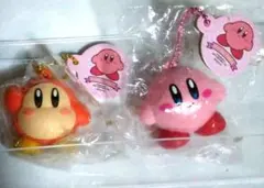 레트로 ・当時物 별의 커비 ぷっくりラバーマスコットカービィワドルディセット