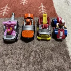 パウ・パトロール ミニカー 4台セット