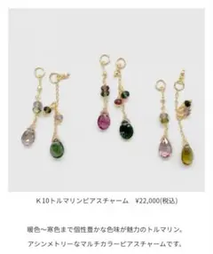 ⭐︎ほぼ未使用⭐︎アガットagete K10ルビーピアスチャーム 販売証明書