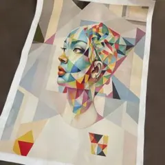 油彩画 写実画 女性像 M3号 額縁付き - メルカリ