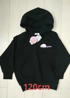 GU　星のカービィコラボ　裏起毛スウェットパーカー(長袖)　キッズ　120cm