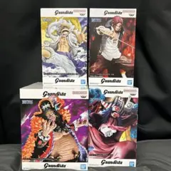 ワンピース Grandista ルフィ ハンコック ゾロ ロー4体セット - メルカリ