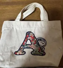 スヌーピー 花柄 A トートバッグ