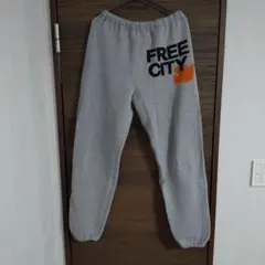 FREE CITY スウェットパンツ グレー
