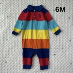 T*o様 【6077】Ralph Lauren カラフルロンパース 6M