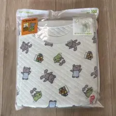 新品　ユニクロ　キルトパジャマこぐまちゃんえほん　　100