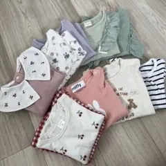 【まとめ売り】保育園着　トップス　Tシャツ　9点セット　80