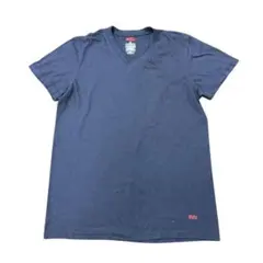リーバイス　無地Tシャツ　Ｖネック　古着　チビT ネイビー　8Scのサムネイル