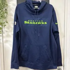 Nike Seattle Seahawks パーカー Lサイズ ネイビー