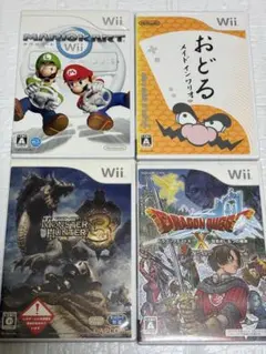⭐️24時間以内発送⭐️ Wiiソフトまとめ売り　4本セット　マリカー　モンハン