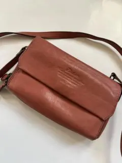 Dakota ダコタ お財布ショルダー レザー ピンク系 角スレ・内側汚れありのサムネイル
