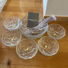 HOYAクリスタル　サラダボウル　大・小セット