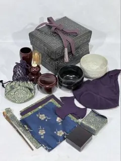 秋峰斎作　御所籠セット　美品　茶道具　送料込のサムネイル