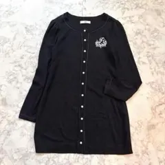 301）Rene パールビジュー ニットカーディガン - メルカリ