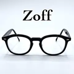 Zoff CLASSIC ゾフ 黒縁メガネ ボストン型 クラシック ユニセックス
