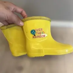 14センチ　レインシューズ　黄色