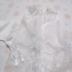 ホワイト刺繍ドレスと帽子セット