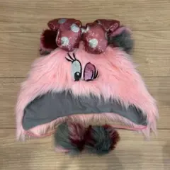 ミニーマウス ファンキャップ ファー スパンコール