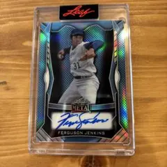 Leaf Metal Ferguson Jenkins サインカード 6/15