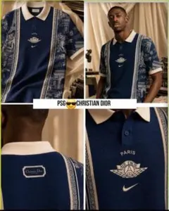 Nike x PSG x Dior ポロシャツ •Sサイズ - メルカリ