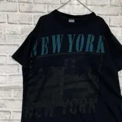 USA製90sヴィンテージTシャツ！シングルステッチ　ブラック半袖古着XL71