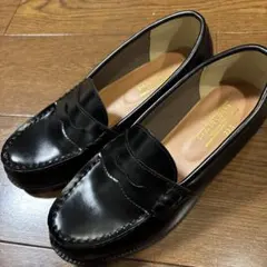 HARVAR ローファー　黒　23.5cm