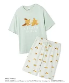 半袖ショートパンツ GELATO PIQUE ポケモンピカチュウ ルームウェア