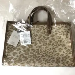 新品未開封A VACATION BREAD M ショルダートートバッグ レオパ