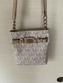 MICHAEL KORS ロゴショルダーバッグ グレー