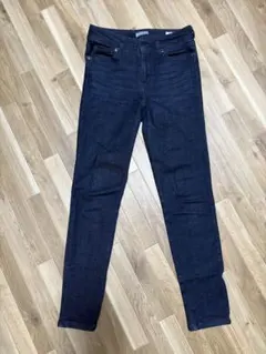 BAYFLOW DENIM ダークブルー スキニーデニム　22インチ