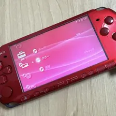 充電器付き　SONY PSP3000 本体 ラディアントレッド