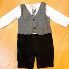 POKKE POCHE ベスト風ロンパース 80cm