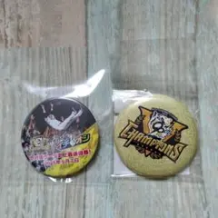 阪神タイガース 優勝記念 缶バッジ 2点セット