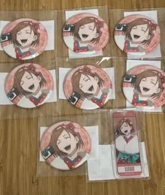 呪術廻戦 × まるくじ　和装すたいる　釘崎野薔薇　缶バッジ　アクキー