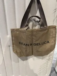 DEAN & DELUCA メッシュバッグ ブラウン　Lサイズ　肩掛け　2way