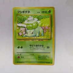 ポケカ旧裏】フシギダネ ○ 第1弾拡張パック 1/3 - メルカリ