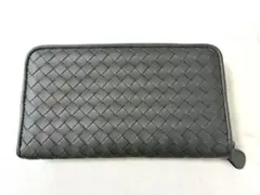 新品 BOTTEGA VENETA イントレチャート ラウンドジップ 長財布箱付