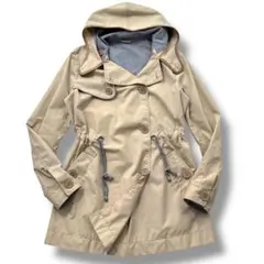 Q21★未使用★極上ラムムートン フーデッドコート ブルネロクチネリ Q21☆未使用☆極上ラムムートン フーデッドコート ブルネロ