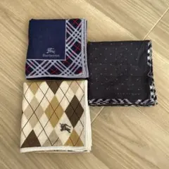 Burberrys ハンカチ 3枚セット