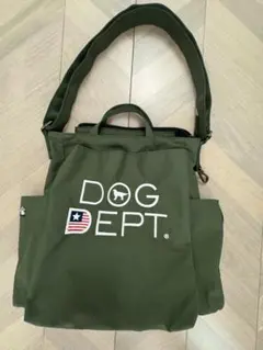 DOG DEPT 撥水お散歩バッグ カーキL