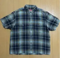Supreme 25ss mini plaid s/s shirt blue - メルカリ