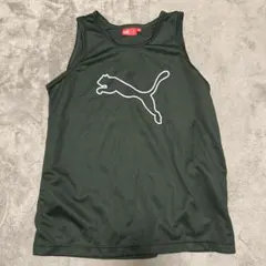 PUMA タンクトップ ノースリーブ Mサイズ　カーキのサムネイル