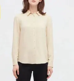 レーヨンブラウス 長袖