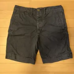 RRLネイビー ショートパンツ ウエスト30