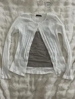 ブランディメルビル カーディガンキャミソールセット