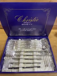 未使用 クリスティ　ディナーセット　25本　スプーン　フォーク　ナイフ